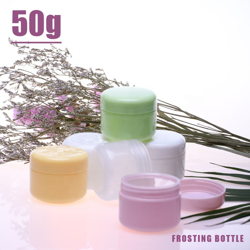 200ml Plastic PP cream round jar with lids for cosmetic jars