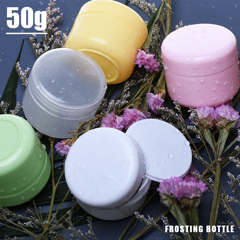 200ml Plastic PP cream round jar with lids for cosmetic jars