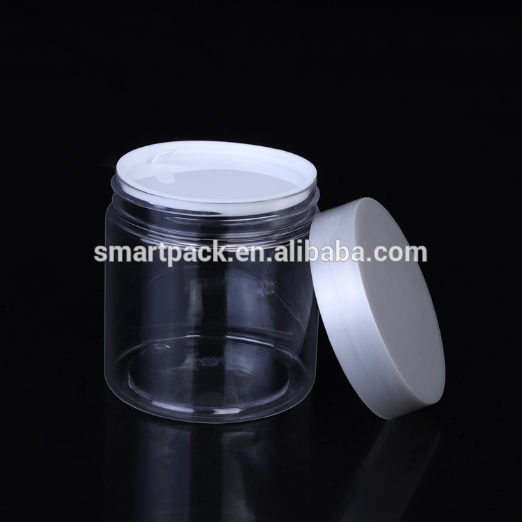 200ml Plastic Wide Mouth Jar Transparent Skin Care Cream Factory Wholesale for Bath Salt