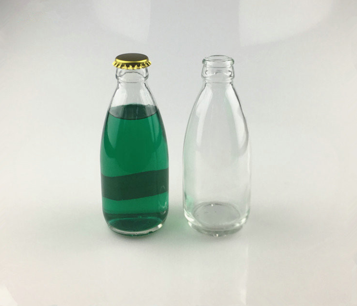200ml Soda Water Glass Bottle with Crown Cap