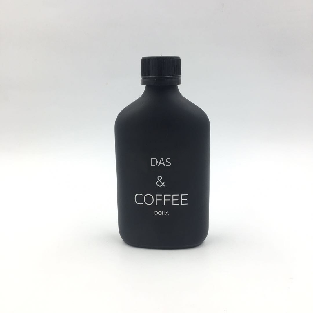 200ml Super Flint Juice Flask Cold Brew Coffee Glass Bottles with plastic Tamper Proof Lids MCA screw cap