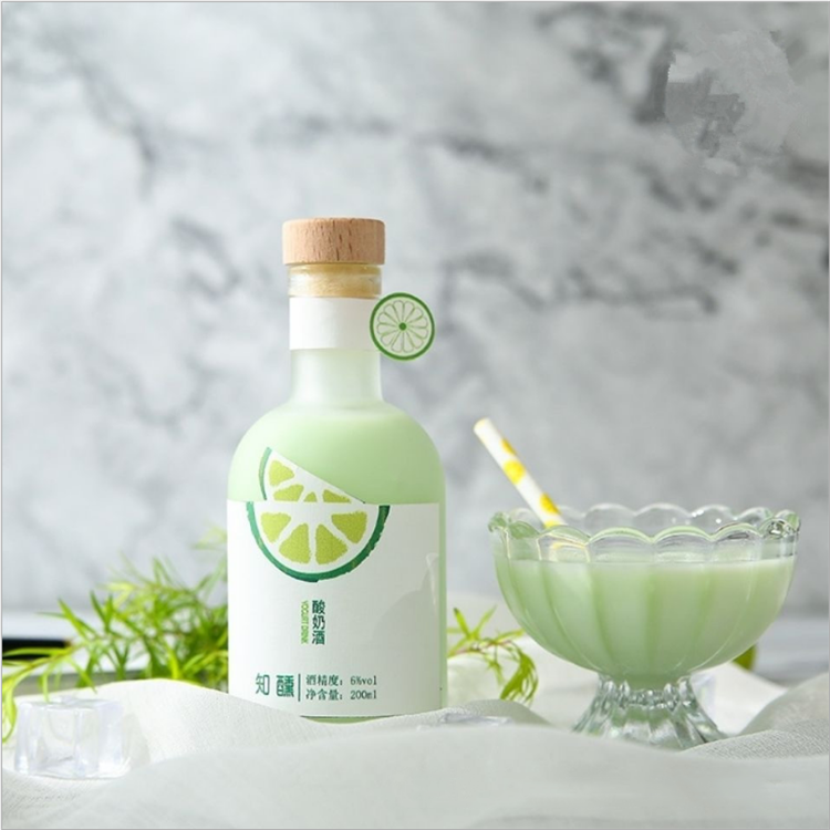 200ml Wholesale clear customized cork top liquor spirits rum vodka whiskey tequila gin OSLO glass bottles