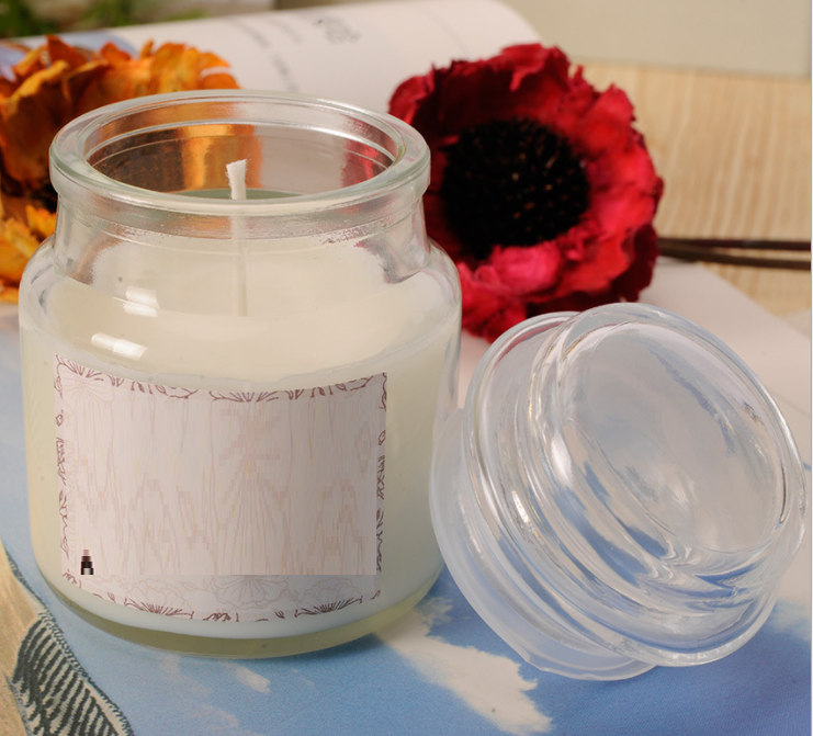 200ml Wide Mouth Large Glass Candle Jar