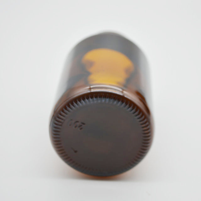 200ml amber glass pill bottle food storage container