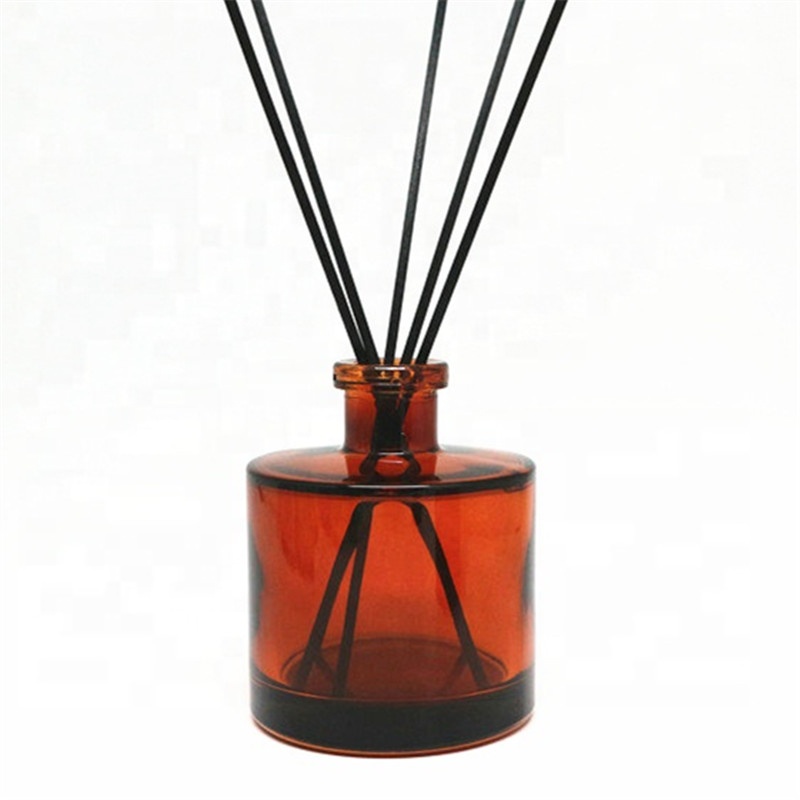 200ml amber reed diffuser bottles round essential oil aroma diffuser sticks diffuser bottles