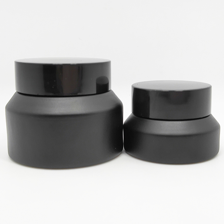 200ml clear frosted empty large glass rose gold cream container cosmetic jars