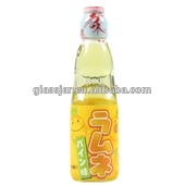 200ml clear glass soda bottle/glass bottles for carbonated drinks