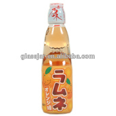 200ml clear glass soda bottle/glass bottles for carbonated drinks