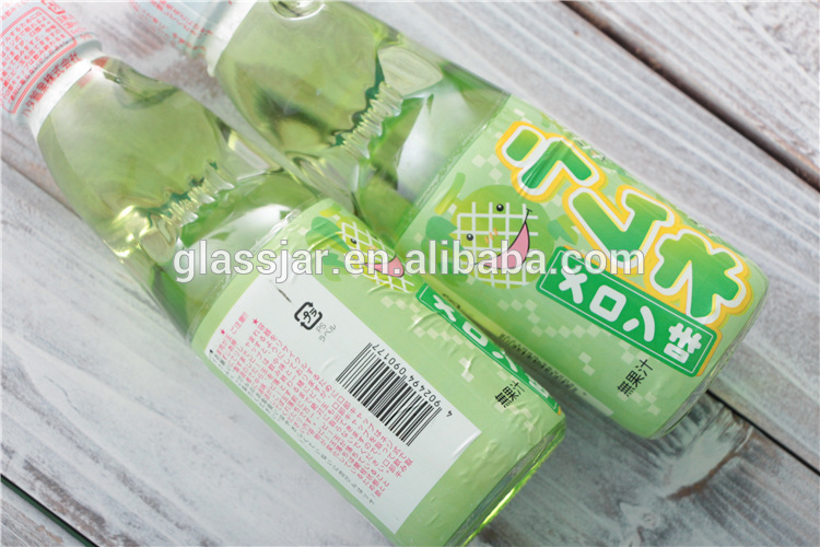 200ml clear glass soda bottle/glass bottles for carbonated drinks