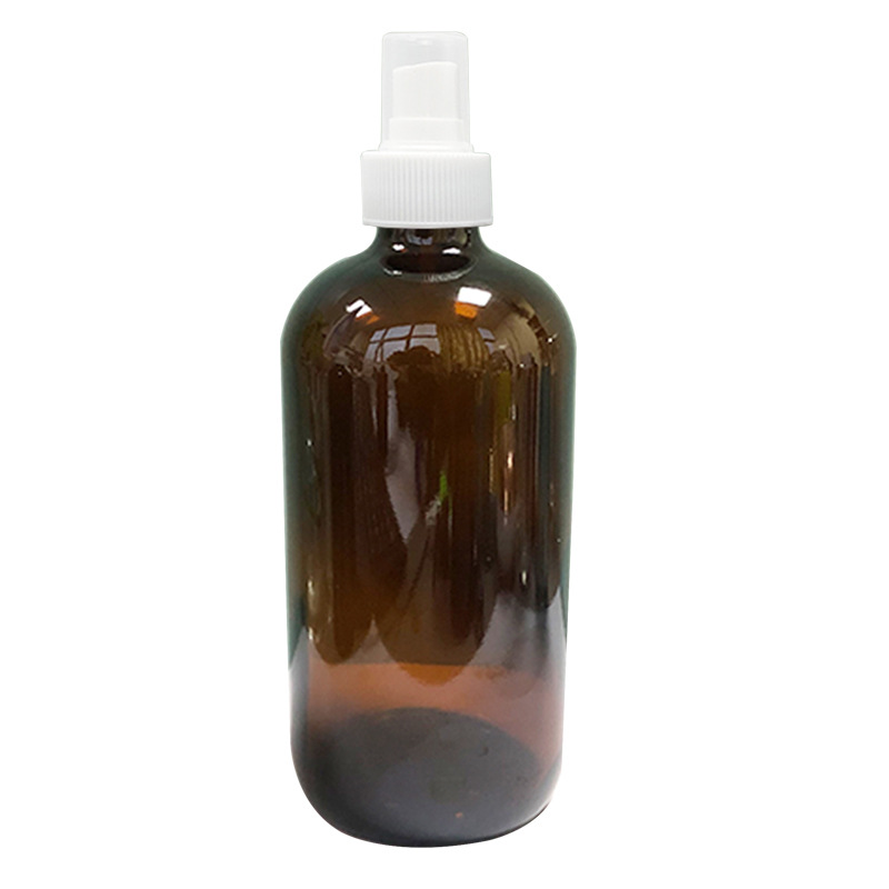 200ml cosmetic perfume bottle amber glass pump spray bottle with sprayer