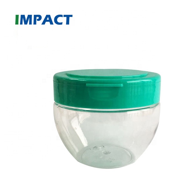200ml cosmetic skin care food empty clear plastic jar