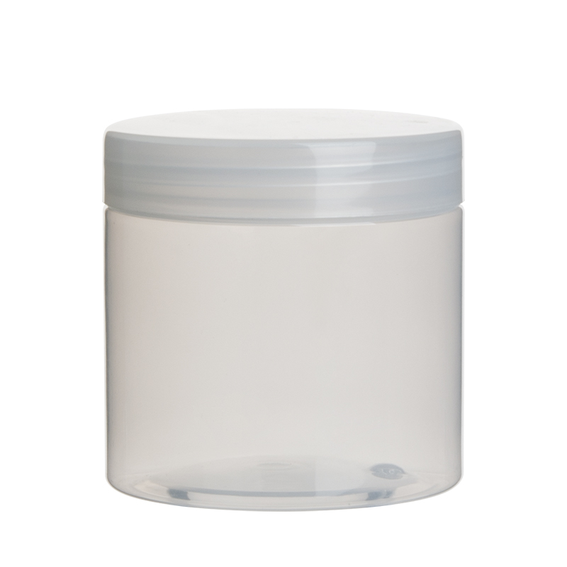 200ml customized milky plastic jar thick wall pet jar Safe packaging