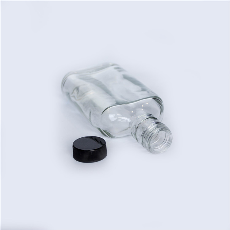 200ml empty transparent glass ice wine glass bottle
