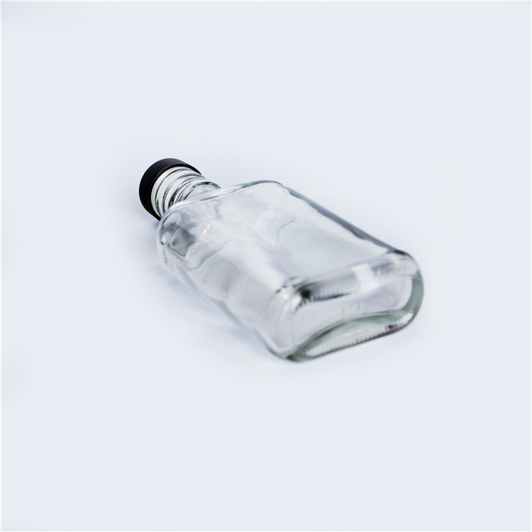 200ml empty transparent glass ice wine glass bottle