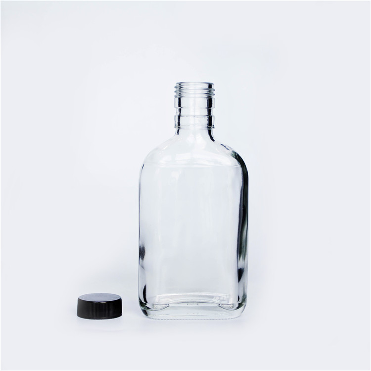 200ml empty transparent glass ice wine glass bottle
