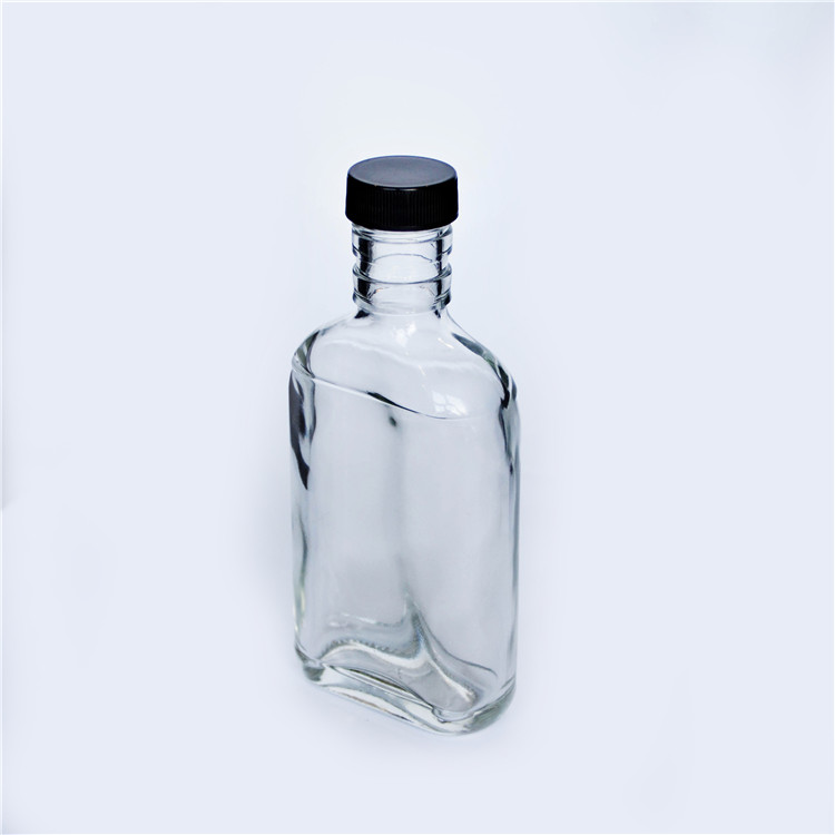200ml empty transparent glass ice wine glass bottle