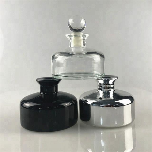 200ml flat black reed diffuser glass bottle car diffuser glass bottle with cork