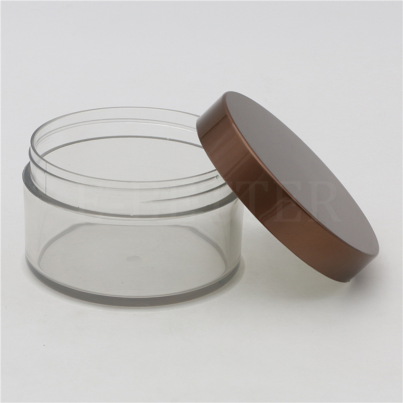 200ml luxury PET plastic container jar for cosmetic body cream