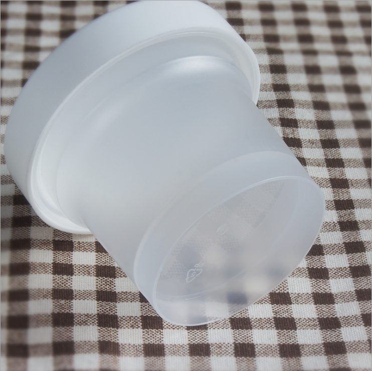 200ml pp plastic pudding jar with white lid peanut ice cream container