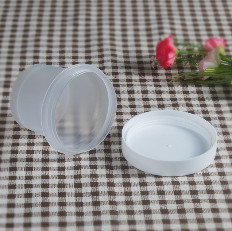 200ml pp plastic pudding jar with white lid peanut ice cream container