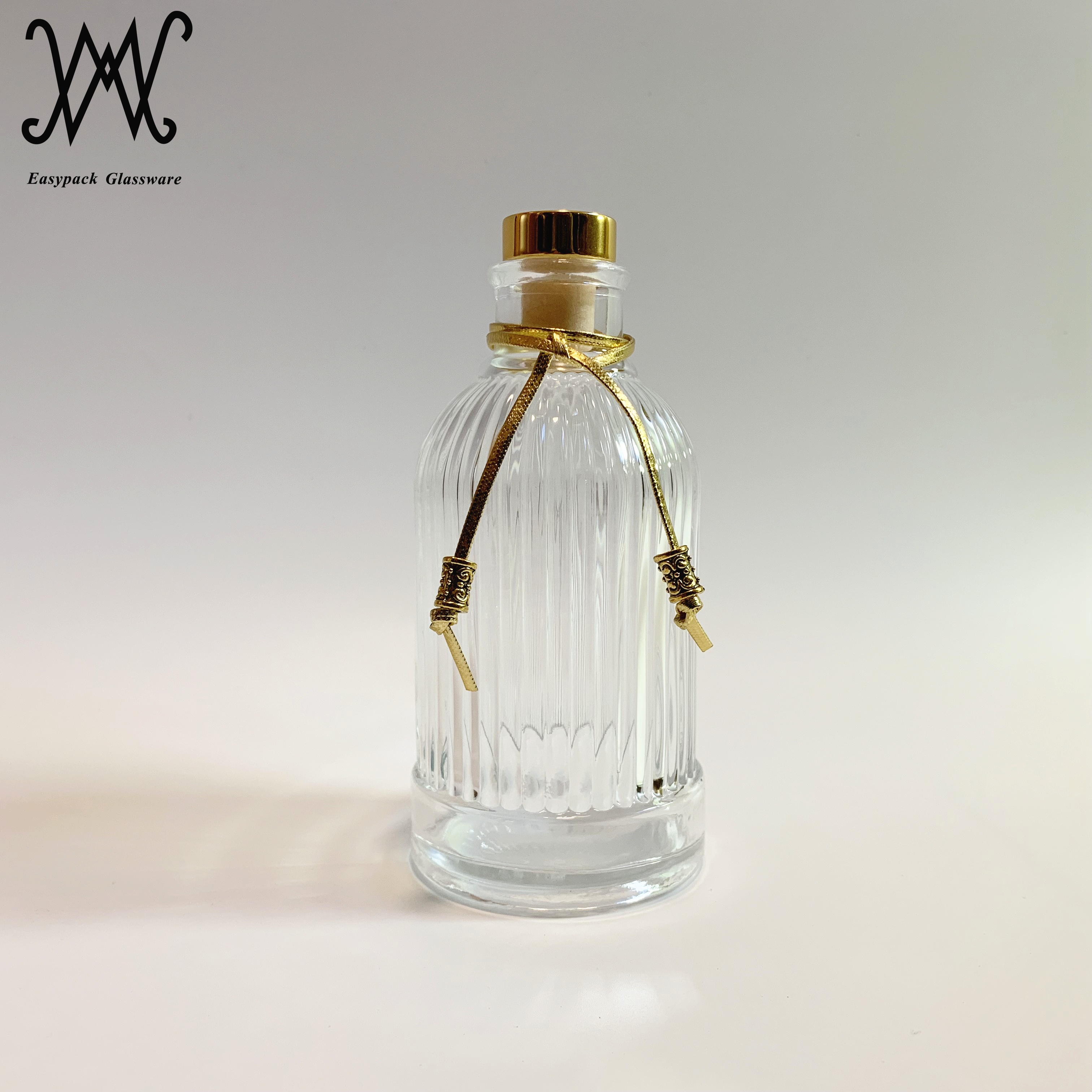 200ml reed oil diffuser glass bottle with natural stick aromatherapy roman bottle
