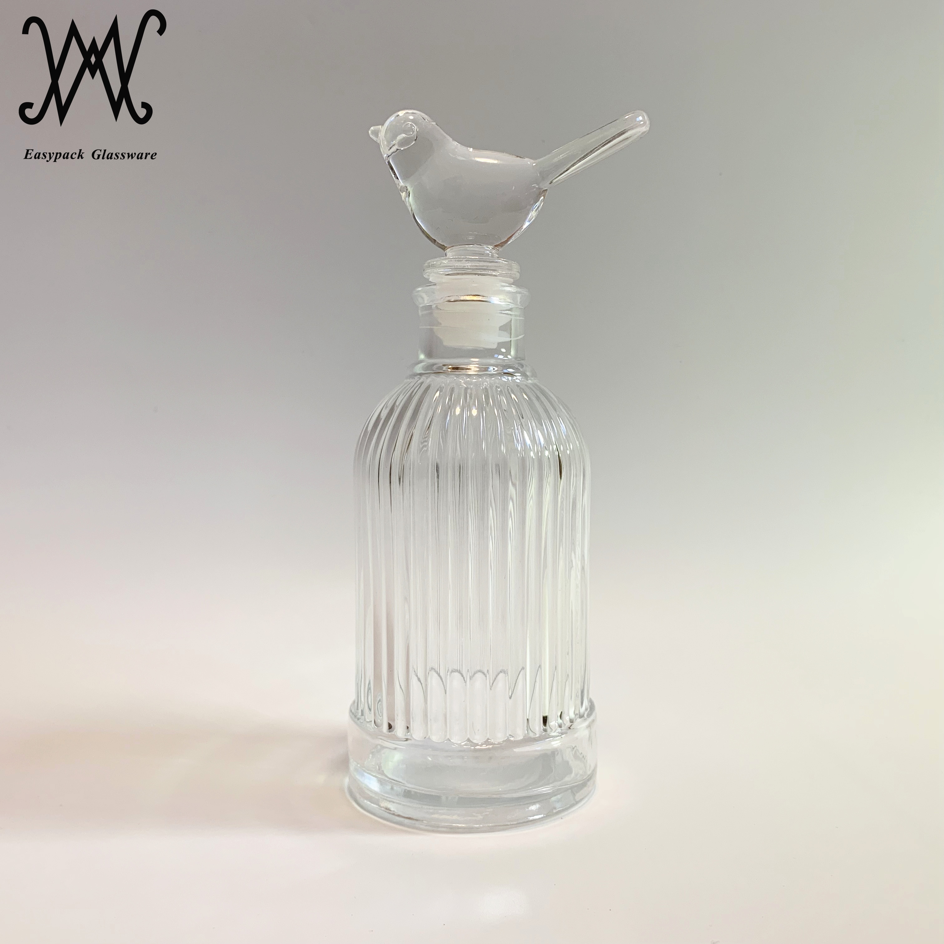 200ml reed oil diffuser glass bottle with natural stick aromatherapy roman bottle