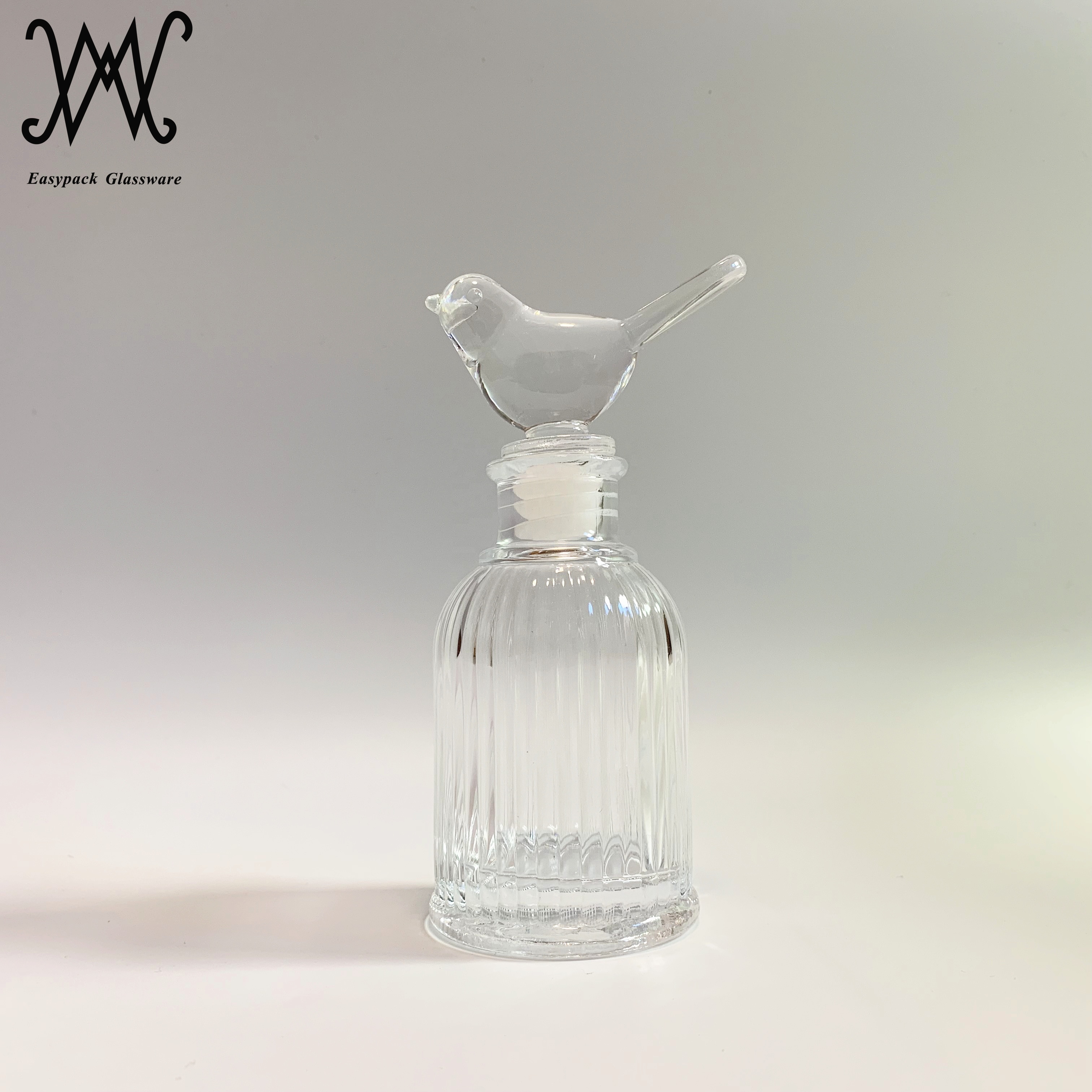 200ml reed oil diffuser glass bottle with natural stick aromatherapy roman bottle