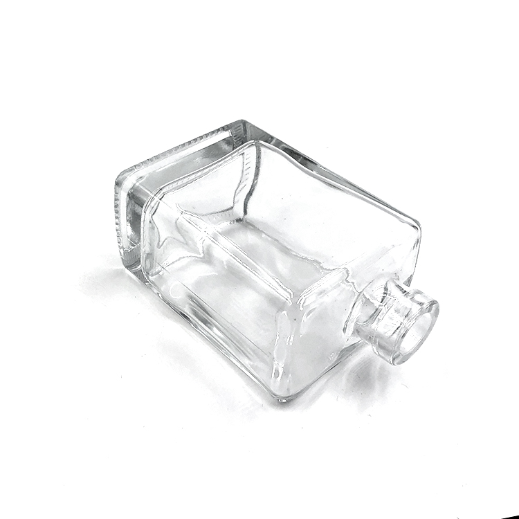200ml square glass coffee juice bottle milk tea bottle with cork