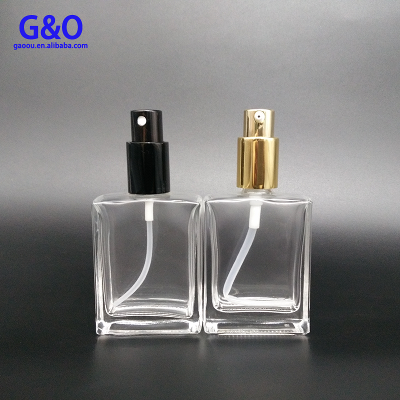 2017 hot new products 15ml 30ml 60ml clear transparent glass bottle with atomizer mist spray cap for perfume or fregrence oil