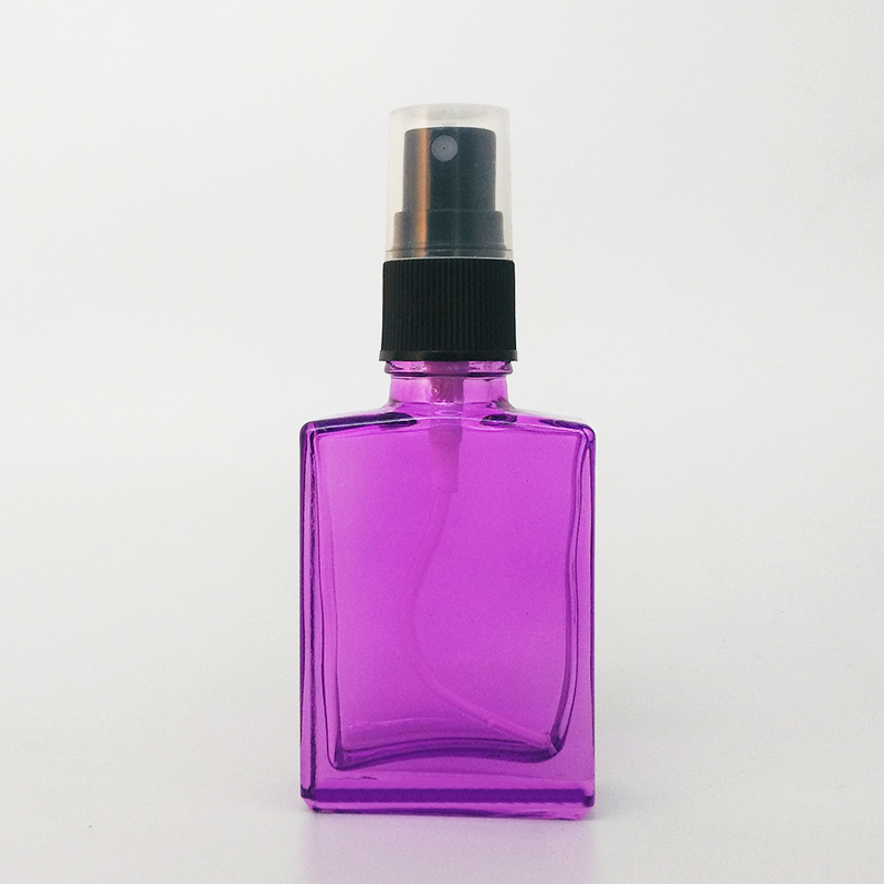2017 hot new products 15ml 30ml 60ml clear transparent glass bottle with atomizer mist spray cap for perfume or fregrence oil