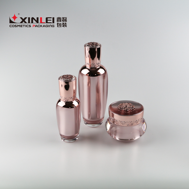2018 New Design 30ml 100ml Korea Whoo Style Fancy Acrylic Plastic Lotion Bottle with Pump