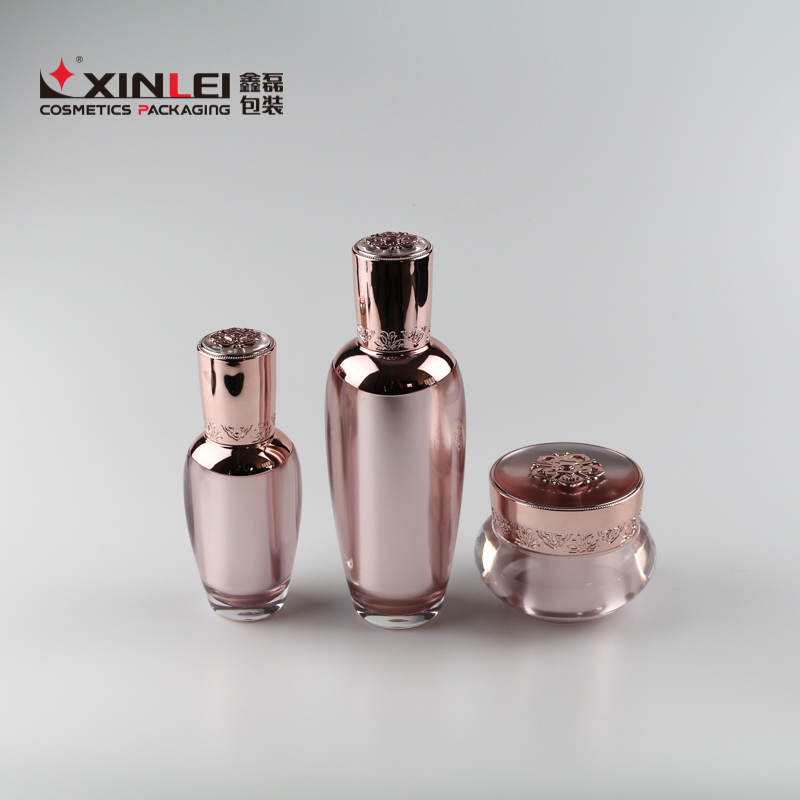 2018 New Design 30ml 100ml Korea Whoo Style Fancy Acrylic Plastic Lotion Bottle with Pump
