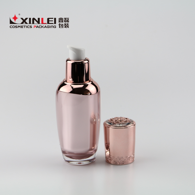 2018 New Design 30ml 100ml Korea Whoo Style Fancy Acrylic Plastic Lotion Bottle with Pump