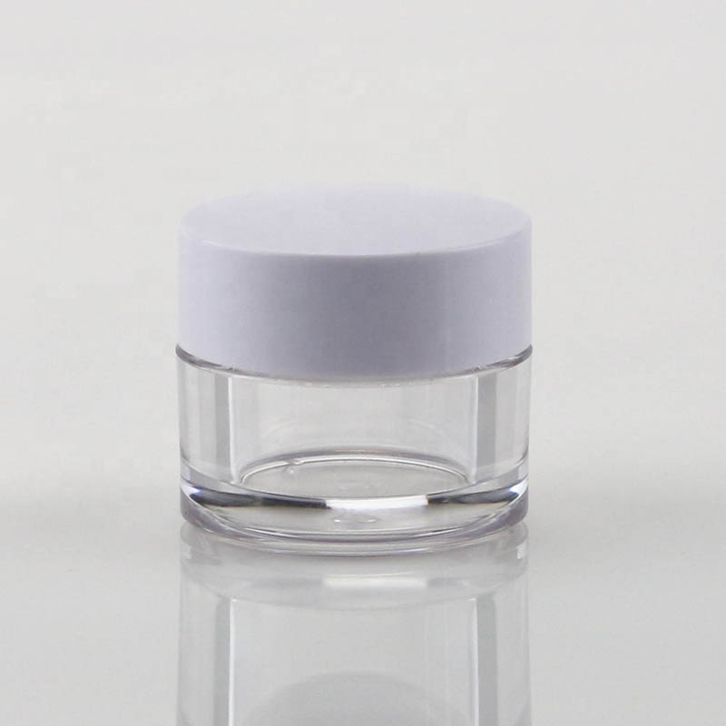 2018 New Small 8g Container Empty Plastic PETG Cosmetic Jar