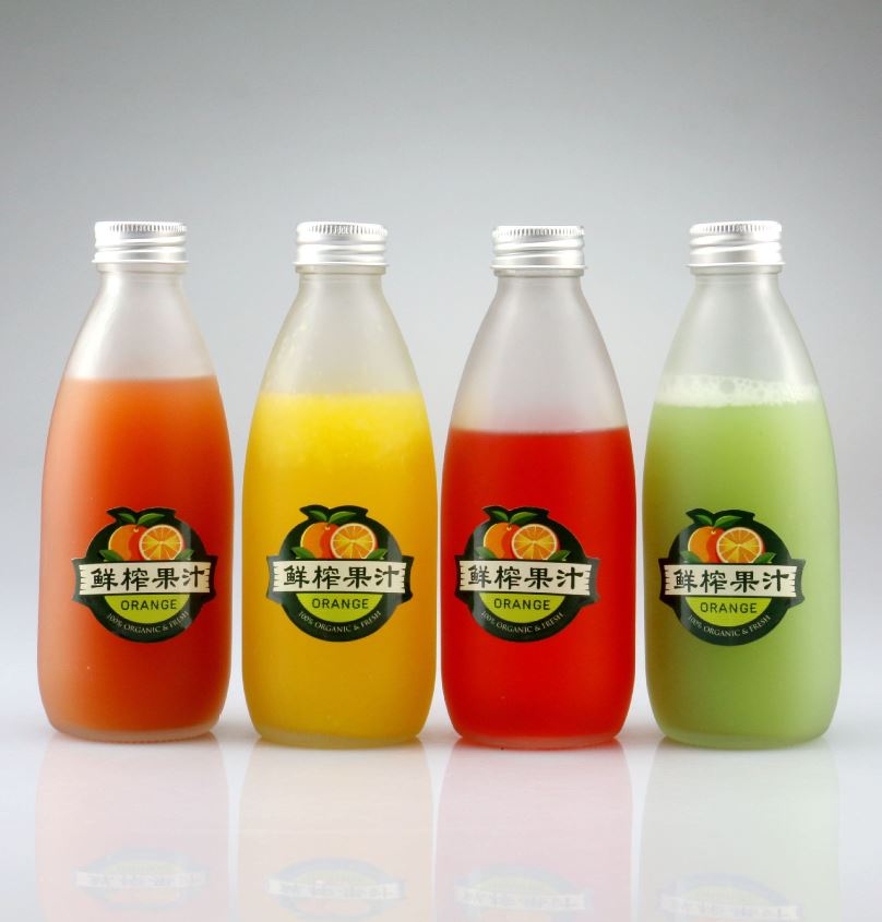 2018 new product glass bottle for water milk and juice and kombucha 330ml and 500ml