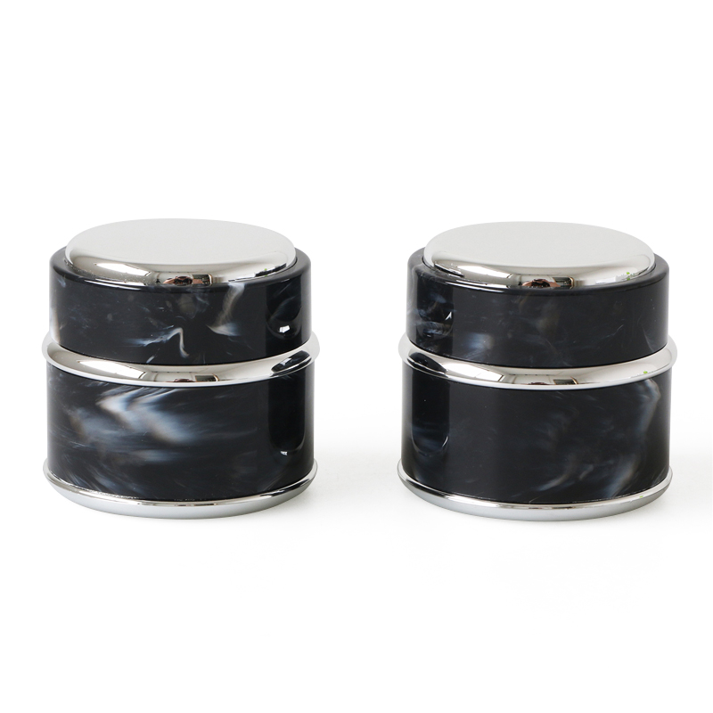 2019  5g 7g 15g 30g 50g marble color thick wall elegent cosmetics cream empty jar