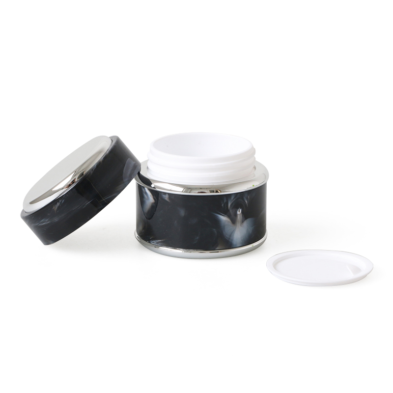 2019 5g 7g 15g 30g 50g marble color thick wall elegent cosmetics cream empty jar