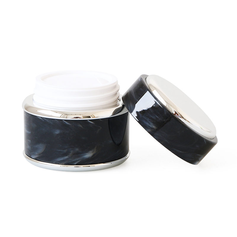 2019 5g 7g 15g 30g 50g marble color thick wall elegent cosmetics cream empty jar
