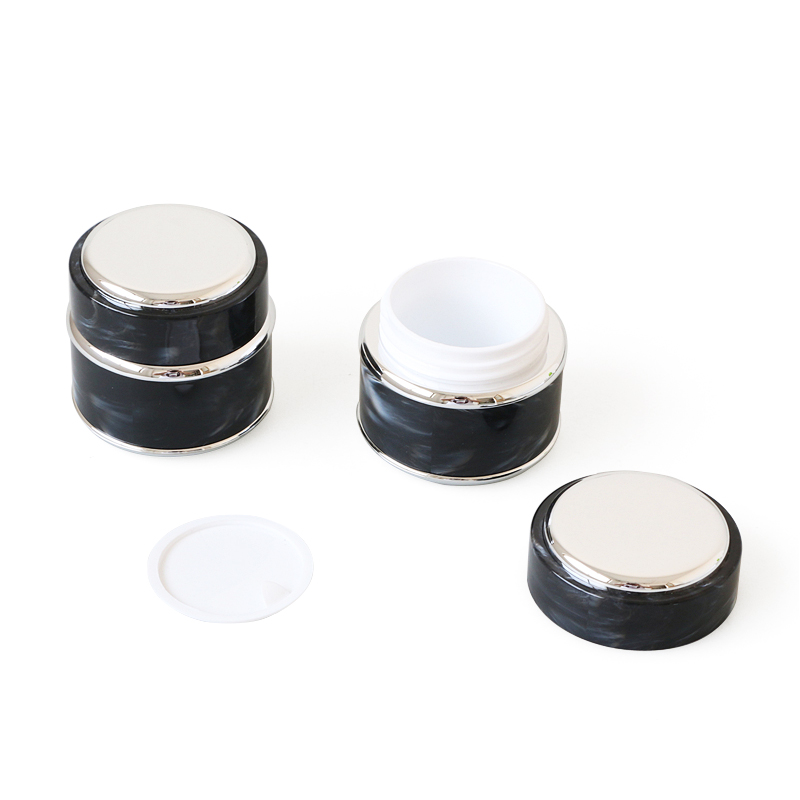 2019 5g 7g 15g 30g 50g marble color thick wall elegent cosmetics cream empty jar