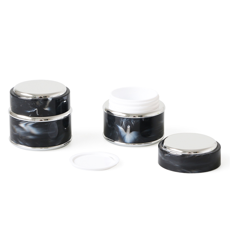 2019 5g 7g 15g 30g 50g marble color thick wall elegent cosmetics cream empty jar