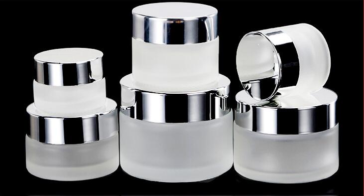 2019 New Design Frosted 10g Cosmetic Glass Cream Jar