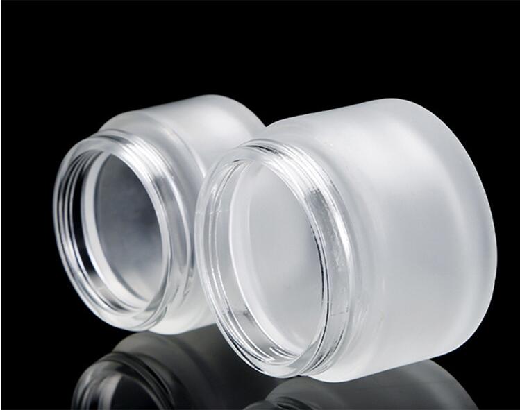 2019 New Design Frosted 10g Cosmetic Glass Cream Jar