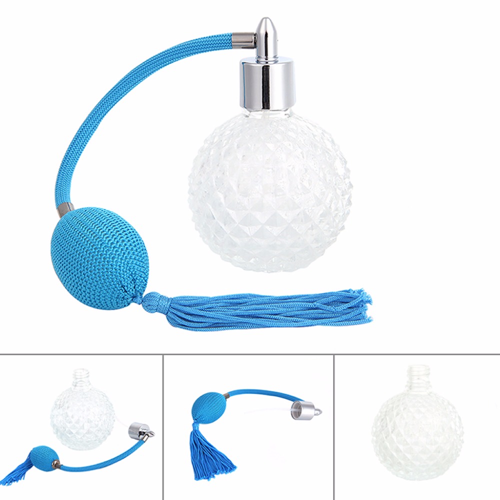 2019 New Design On Sale Elegant 100ml Lady Vintage Refillable Perfume Bottle Long Spray Atomizer Glass Bottle Gift