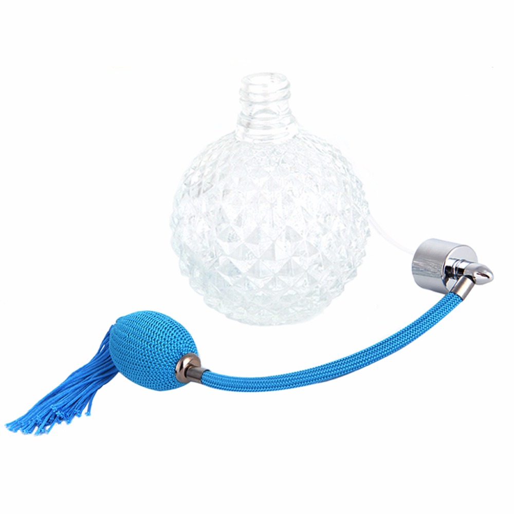 2019 New Design On Sale Elegant 100ml Lady Vintage Refillable Perfume Bottle Long Spray Atomizer Glass Bottle Gift