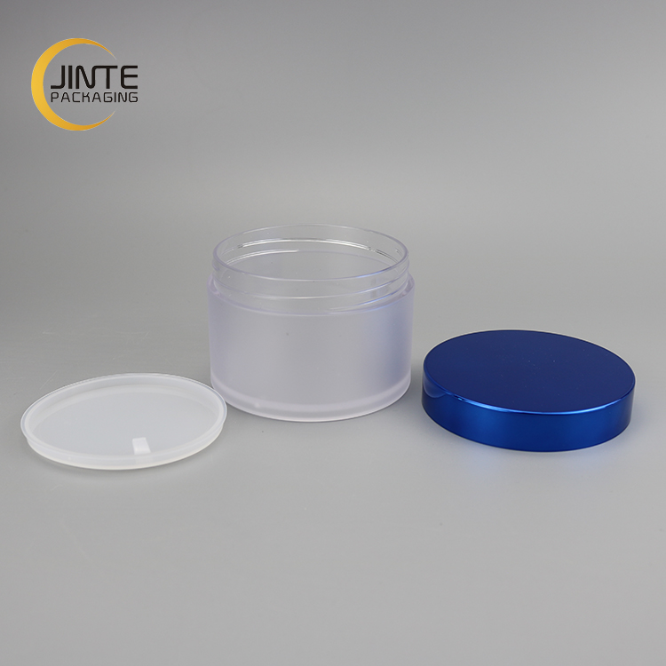 2019 New Product 200ml Cosmetic Plastic container PETG Jar for Cream Packaging