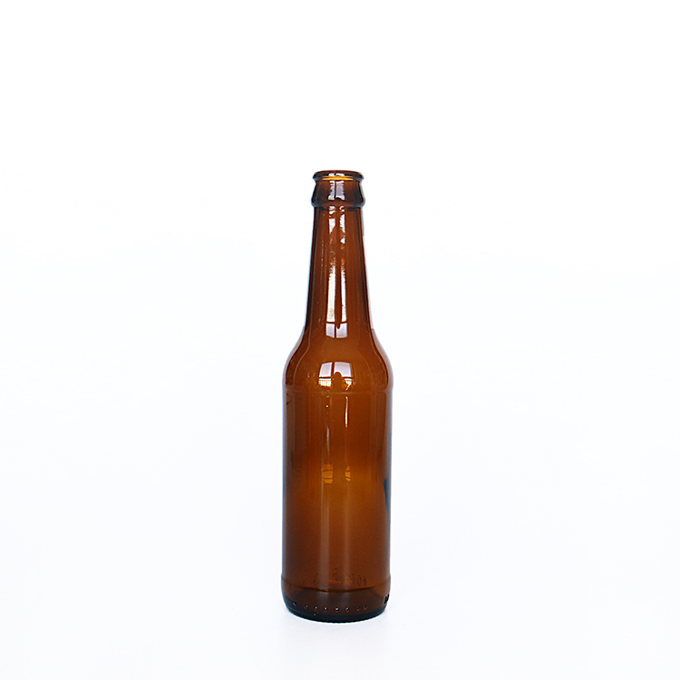 2019 Newest Amber Green Beer Packaging Glass Bottle with Crown Lid Beer Bottle 330 ml 500 ml 650 ml