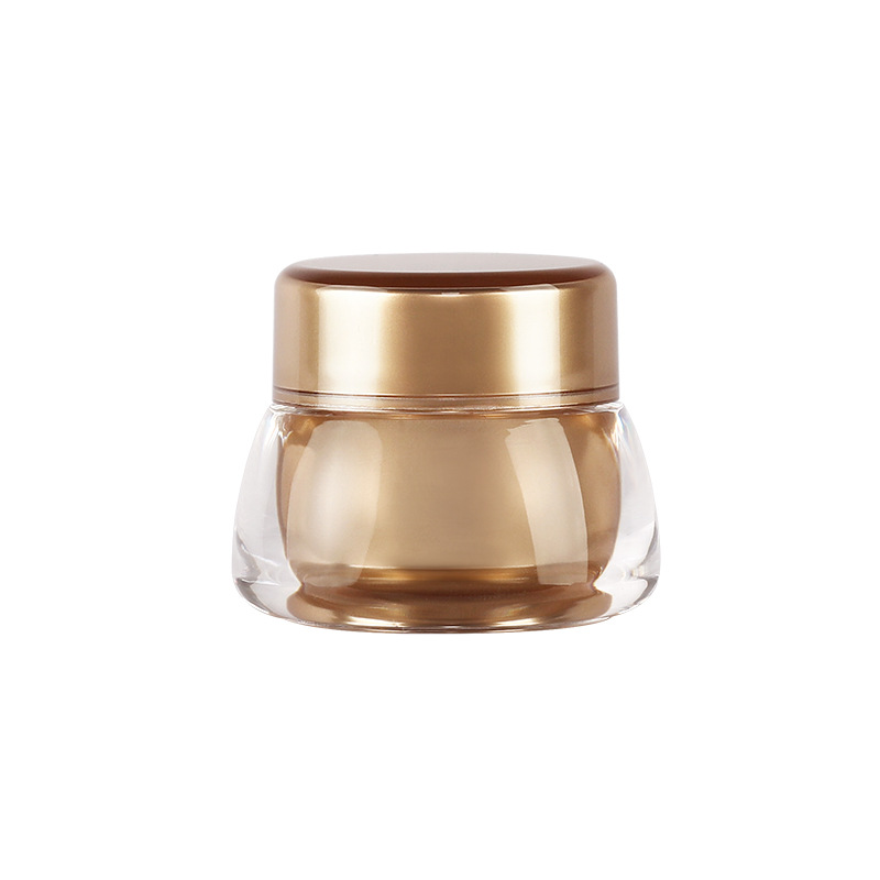 2019 Popular 7g gold silver clear cream plastic acrylic jars cosmetics jars with lids, luxury jars