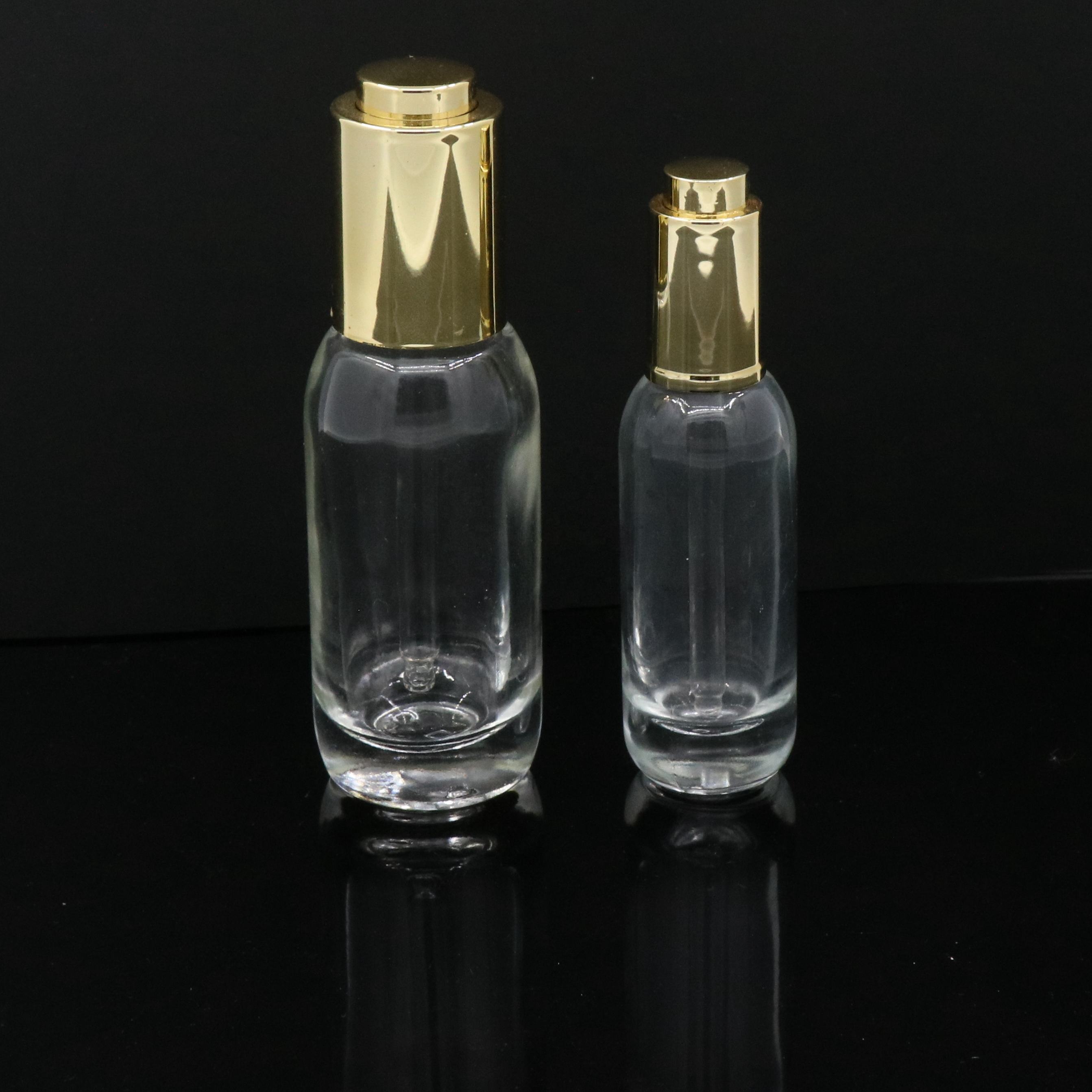 2019 hot sale high quality 1 oz glass dropper bottles custom sky blue color empty e liquid eyedropper bottle
