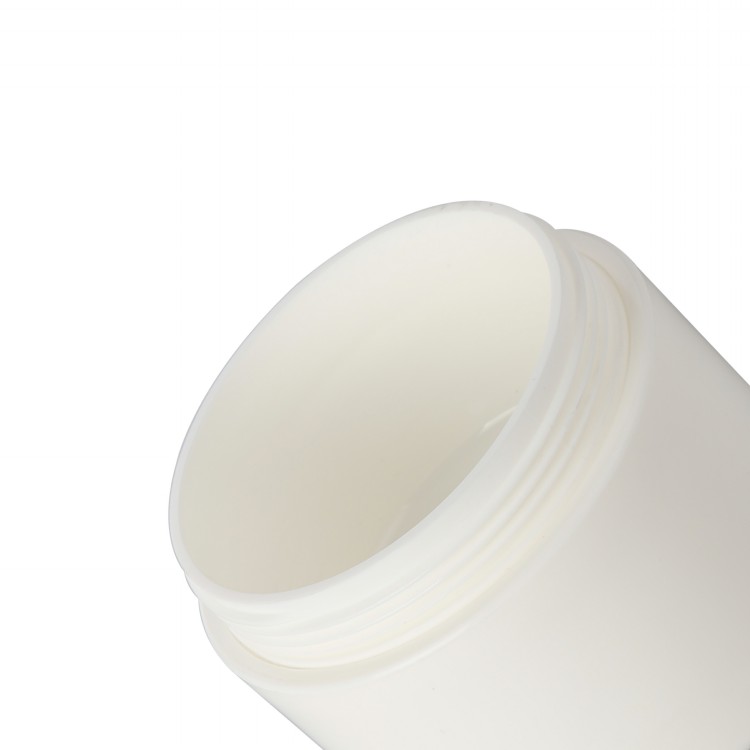2019 hot selling 30g 50g 100g white PP plastic cosmetic cream jar with natural bamboo cap lid china supplier