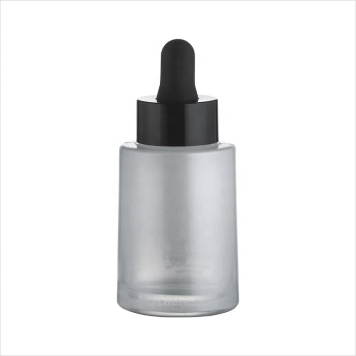 2019 new empty cosmetic frosted frost glass luxury best selling serum dropper bottle products 30ml